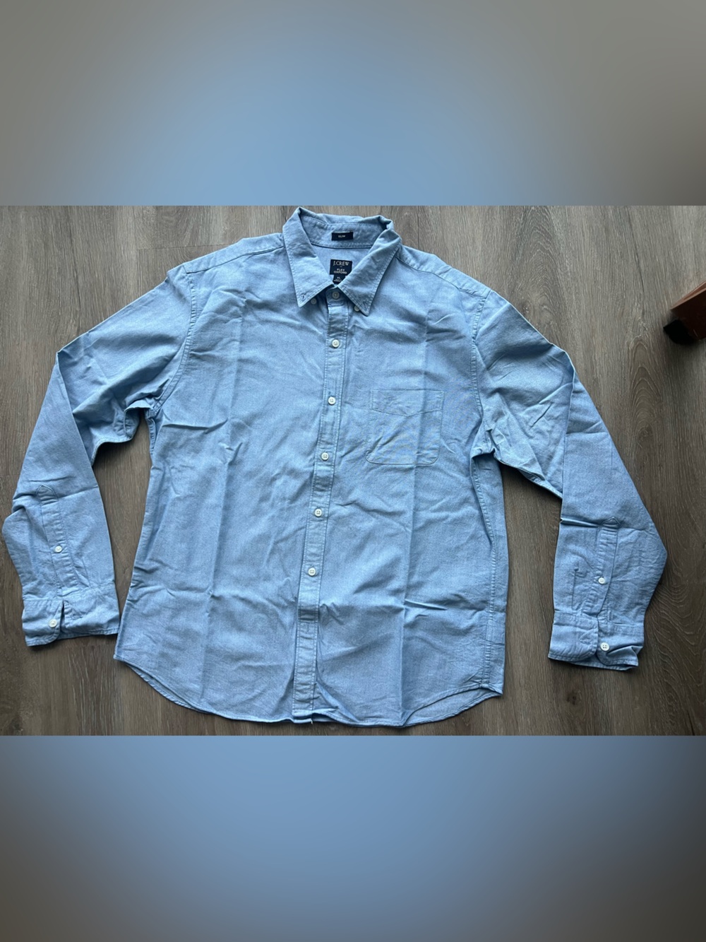 ComfortFit Light Blue Men's Button-Down Shirt